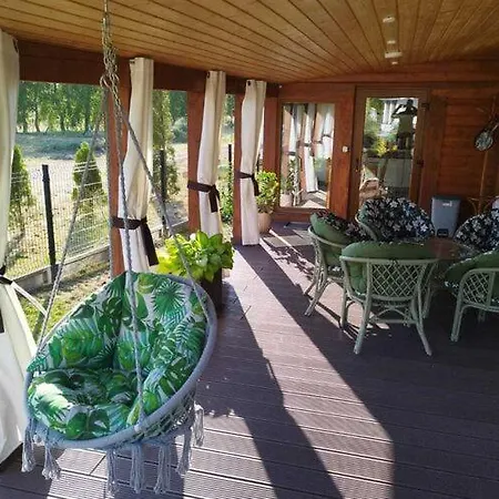 With A Large Terrace In